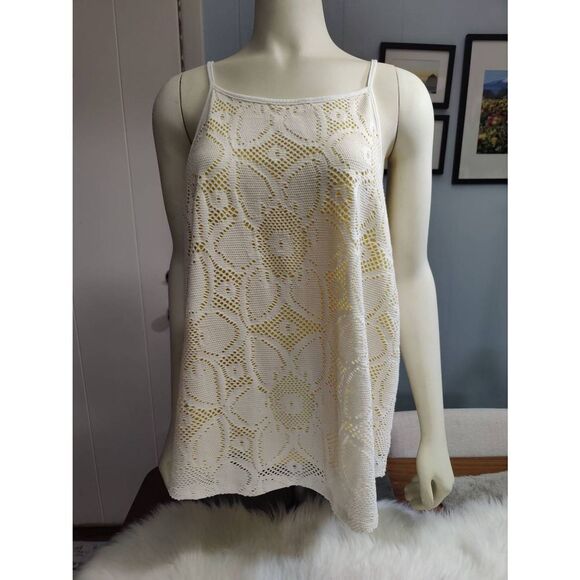 Anthropologie Lace Lined Summer Blouse - Picture 1 of 5